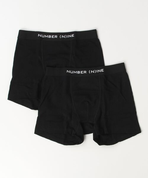 NUMBER (N)INE（ナンバーナイン）の「FRUIT OF THE LOOM / FTLxNUMBER(N)INE 2パックワッフルボクサーショーツ / 80754500（ボクサーパンツ・メンズ・グレー/ブラック・MEDIUM/LARGE/X-LARGE）」の4枚目の写真