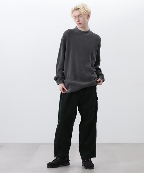 MANASTASH(マナスタッシュ)の「MANASTASH/マナスタッシュ/HEAVY SNUG THERMAL MOCK NECK(Tシャツ/カットソー・メンズ・オリーブ系/ホワイト/ブラック/ネイビー・M/XL/L/S)」の9枚目の写真