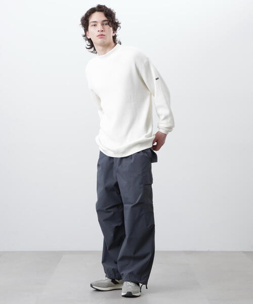 MANASTASH(マナスタッシュ)の「MANASTASH/マナスタッシュ/HEAVY SNUG THERMAL MOCK NECK(Tシャツ/カットソー・メンズ・オリーブ系/ホワイト/ブラック/ネイビー・M/XL/L/S)」の11枚目の写真