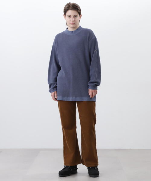 MANASTASH(マナスタッシュ)の「MANASTASH/マナスタッシュ/HEAVY SNUG THERMAL MOCK NECK(Tシャツ/カットソー・メンズ・オリーブ系/ホワイト/ブラック/ネイビー・M/XL/L/S)」の13枚目の写真