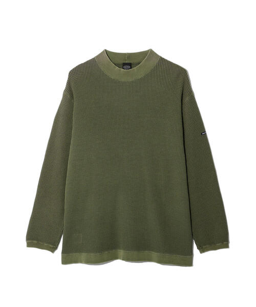MANASTASH(マナスタッシュ)の「MANASTASH/マナスタッシュ/HEAVY SNUG THERMAL MOCK NECK(Tシャツ/カットソー・メンズ・オリーブ系/ホワイト/ブラック/ネイビー・M/XL/L/S)」の14枚目の写真