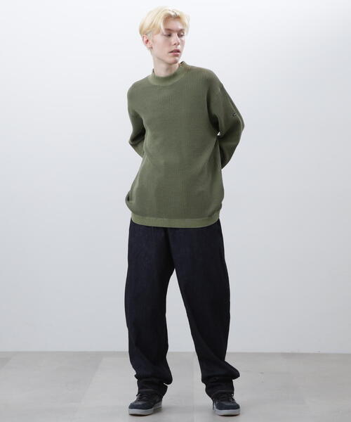 MANASTASH(マナスタッシュ)の「MANASTASH/マナスタッシュ/HEAVY SNUG THERMAL MOCK NECK(Tシャツ/カットソー・メンズ・オリーブ系/ホワイト/ブラック/ネイビー・M/XL/L/S)」の15枚目の写真