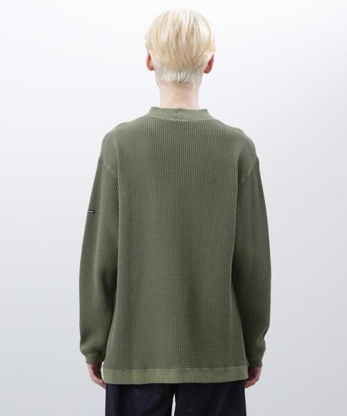 MANASTASH(マナスタッシュ)の「MANASTASH/マナスタッシュ/HEAVY SNUG THERMAL MOCK NECK(Tシャツ/カットソー・メンズ・オリーブ系/ホワイト/ブラック/ネイビー・M/XL/L/S)」の17枚目の写真