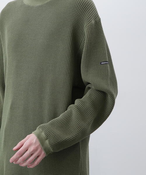 MANASTASH(マナスタッシュ)の「MANASTASH/マナスタッシュ/HEAVY SNUG THERMAL MOCK NECK(Tシャツ/カットソー・メンズ・オリーブ系/ホワイト/ブラック/ネイビー・M/XL/L/S)」の5枚目の写真