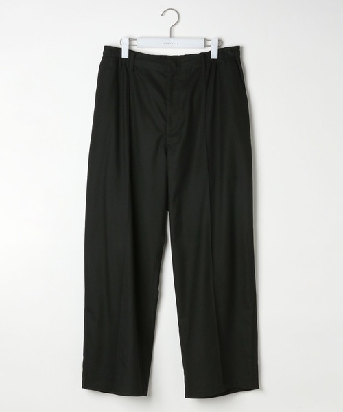 NUMERALS（ヌメラルズ）の「【NUMERALS】ウォームワイドスラックス（スラックス・メンズ・ブラック/チャコール・MEDIUM/LARGE）」の2枚目の写真
