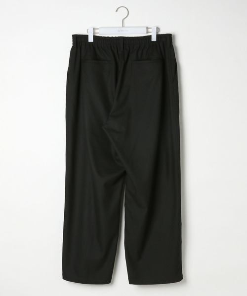 NUMERALS（ヌメラルズ）の「【NUMERALS】ウォームワイドスラックス（スラックス・メンズ・ブラック/チャコール・MEDIUM/LARGE）」の3枚目の写真