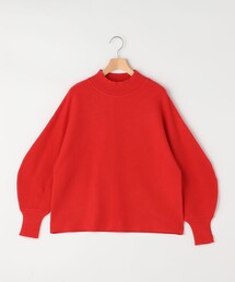 ウォッシャブルバナナスリーブハイネックプルオーバー