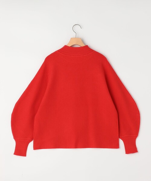 MICO COULIER（ミコクリエ）の「ウォッシャブルバナナスリーブハイネックプルオーバー（ニット/セーター・レディース・レッド/キナリ/ライトグリーン・38）」の4枚目の写真