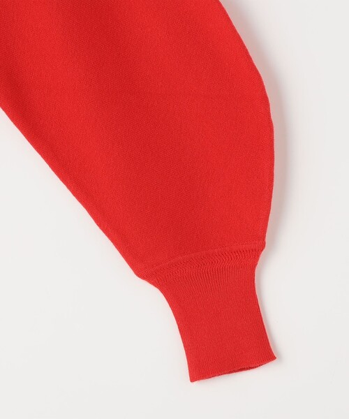 MICO COULIER（ミコクリエ）の「ウォッシャブルバナナスリーブハイネックプルオーバー（ニット/セーター・レディース・レッド/キナリ/ライトグリーン・38）」の18枚目の写真