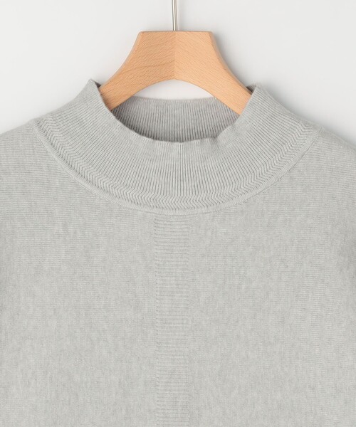 MICO COULIER（ミコクリエ）の「ウォッシャブルバナナスリーブハイネックプルオーバー（ニット/セーター・レディース・レッド/キナリ/ライトグリーン・38）」の6枚目の写真