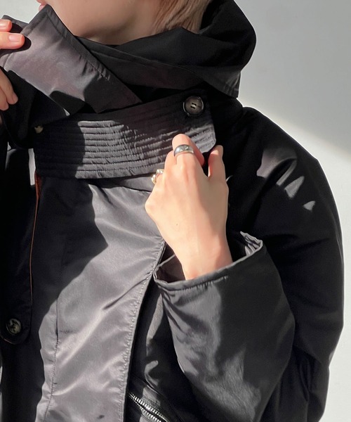 chuclla（チュクラ）の「【YOUYILIN】ビッグカラー ミリタリーライク