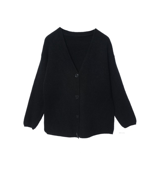 Edit Sheen（エディットシーン）の「Vネックニットカーディガン（カーディガン/ボレロ・レディース・ブラック/アイボリー・M）」の18枚目の写真