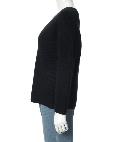 Edit Sheen（エディットシーン）の「Vネックニットカーディガン（カーディガン/ボレロ・レディース・ブラック/アイボリー・M）」の19枚目の写真