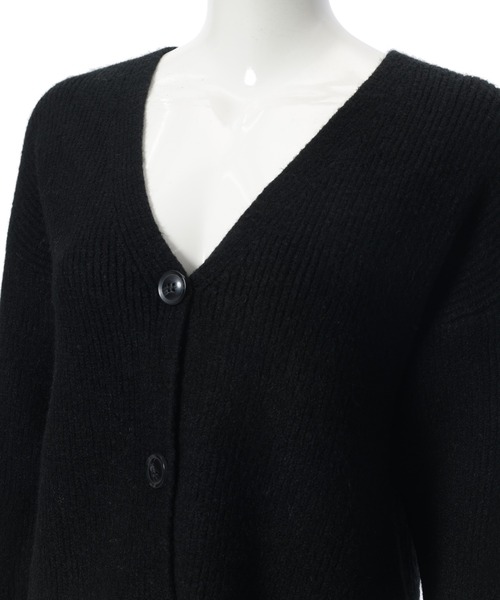 Edit Sheen（エディットシーン）の「Vネックニットカーディガン（カーディガン/ボレロ・レディース・ブラック/アイボリー・M）」の21枚目の写真