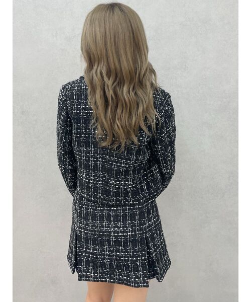 GYDA(ジェイダ)の「TWEEDタックプリーツスカートライクショートパンツ【SETUP着用可】(スカート・レディース・オフホワイト/ブラック・FREE)」の21枚目の写真