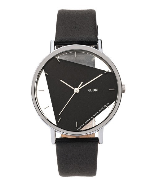 Klon 腕時計 INVISIBLE U. 38mm ブラック KLON INVISIBLE UNIVERSAL SHAPES 38mm（アナログ腕時計）｜KLON
