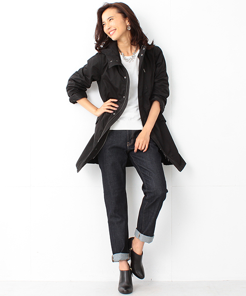 BEAMS LIGHTS Women's(ビームスライツ ウィメンズ)の「BEAMS LIGHTS / 4WAYモッズコート(その他アウター・レディース・ブラック/オリーブ・36/38/40)」の6枚目の写真