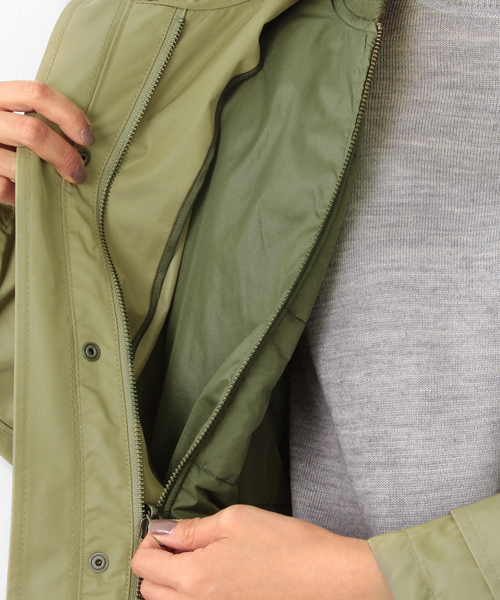 BEAMS LIGHTS Women's(ビームスライツ ウィメンズ)の「BEAMS LIGHTS / 4WAYモッズコート(その他アウター・レディース・ブラック/オリーブ・36/38/40)」の8枚目の写真