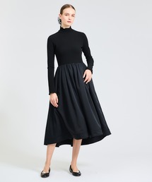 ESTNATION | ESTNATION / ジャージードッキングフレアーワンピース(ワンピース)