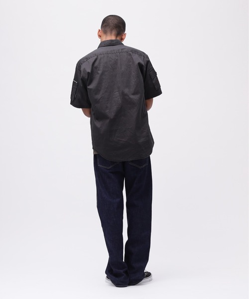 AVIREX(アヴィレックス)の「《50th Anniversary》PIGMENT FATIGUE SHIRT / ピグメント ファティーグ シャツ / AVIREX / アヴィレックス(シャツ/ブラウス・メンズ・サックスブルー/ブラック/セージグリーン・XX-LARGE/X-LARGE/LARGE/MEDIUM)」の7枚目の写真