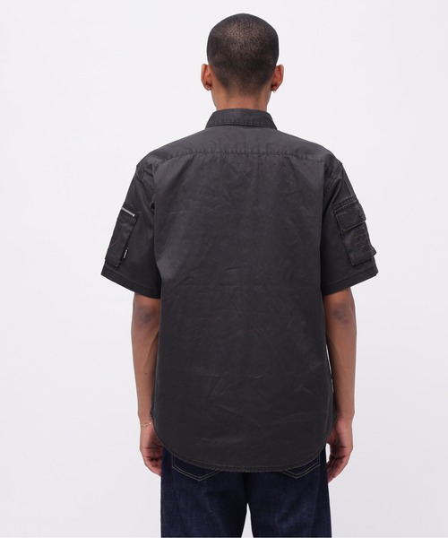 AVIREX(アヴィレックス)の「《50th Anniversary》PIGMENT FATIGUE SHIRT / ピグメント ファティーグ シャツ / AVIREX / アヴィレックス(シャツ/ブラウス・メンズ・サックスブルー/ブラック/セージグリーン・XX-LARGE/X-LARGE/LARGE/MEDIUM)」の9枚目の写真