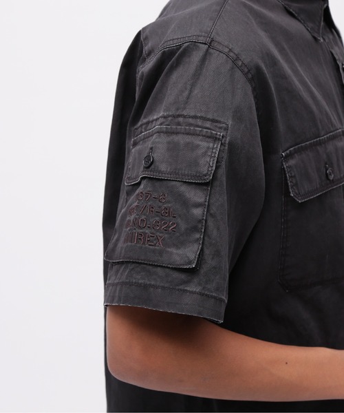 AVIREX(アヴィレックス)の「《50th Anniversary》PIGMENT FATIGUE SHIRT / ピグメント ファティーグ シャツ / AVIREX / アヴィレックス(シャツ/ブラウス・メンズ・サックスブルー/ブラック/セージグリーン・XX-LARGE/X-LARGE/LARGE/MEDIUM)」の12枚目の写真