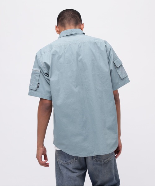 AVIREX(アヴィレックス)の「《50th Anniversary》PIGMENT FATIGUE SHIRT / ピグメント ファティーグ シャツ / AVIREX / アヴィレックス(シャツ/ブラウス・メンズ・サックスブルー/ブラック/セージグリーン・XX-LARGE/X-LARGE/LARGE/MEDIUM)」の15枚目の写真