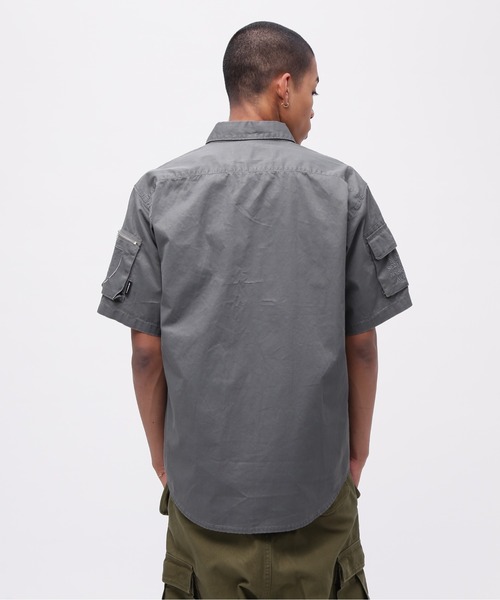 AVIREX(アヴィレックス)の「《50th Anniversary》PIGMENT FATIGUE SHIRT / ピグメント ファティーグ シャツ / AVIREX / アヴィレックス(シャツ/ブラウス・メンズ・サックスブルー/ブラック/セージグリーン・XX-LARGE/X-LARGE/LARGE/MEDIUM)」の19枚目の写真