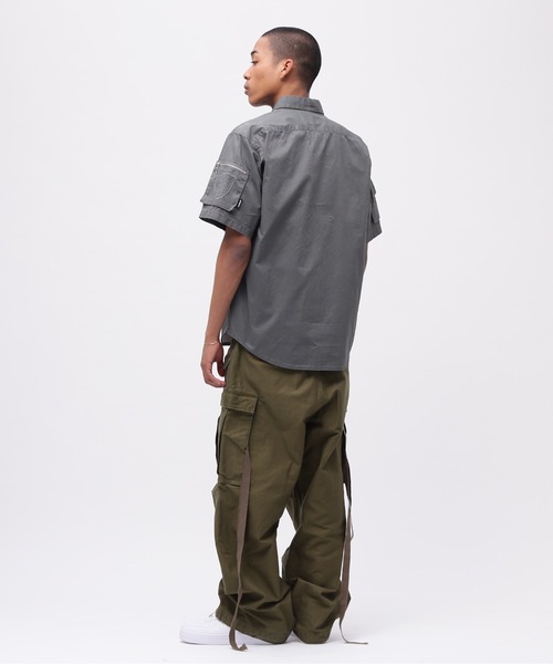 AVIREX(アヴィレックス)の「《50th Anniversary》PIGMENT FATIGUE SHIRT / ピグメント ファティーグ シャツ / AVIREX / アヴィレックス(シャツ/ブラウス・メンズ・サックスブルー/ブラック/セージグリーン・XX-LARGE/X-LARGE/LARGE/MEDIUM)」の21枚目の写真