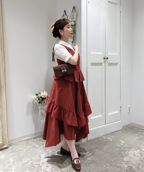 an another angelus（アンアナザーアンジェラス）の「【WEB限定】ベルトフラップポシェット（ショルダーバッグ・レディース・キャメル/ワインレッド/ブラック・FREE）」の7枚目の写真