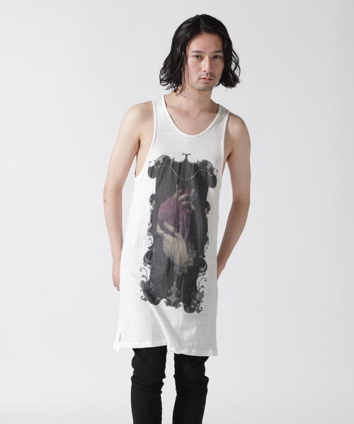SHARE SPIRIT(シェアースピリット)の「SHARE SPIRIT/シェアースピリット/別注HEART HAND TANKTOP(タンクトップ・メンズ・ホワイト/ブラック・F)」の11枚目の写真