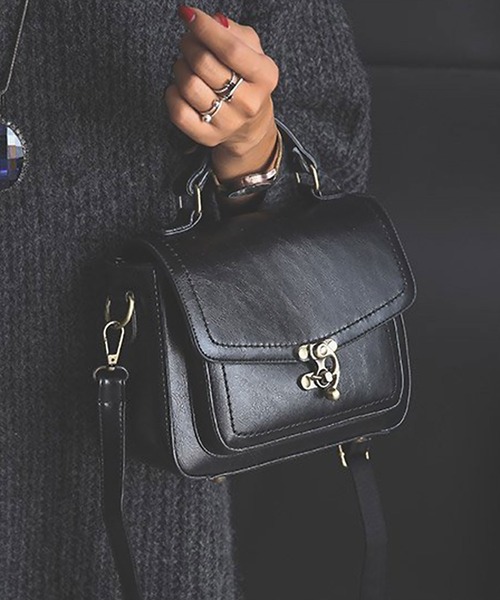 blackdia ocean（ブラックダイヤオーシャン）の「blackdia ocean 2WAY レザーショルダーバッグ（ショルダーバッグ・レディース・ブラック/グリーン/ブラウン・FREE）」の6枚目の写真