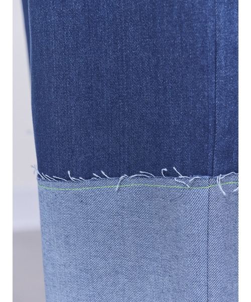 DOLLUPOOPS（ドールアップウップス）の「チェーンポイントデニムワイドパンツ（デニムパンツ・レディース・ネイビー/ブルー・38）」の12枚目の写真