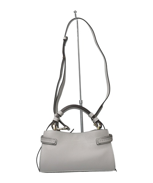 LORISTELLA（ロリステッラ）の「【LORISTELLA】シュリンクレザーハンドバッグ(Q56423)（ハンドバッグ・レディース・ライトグレー/ブラック・ALL）」の13枚目の写真