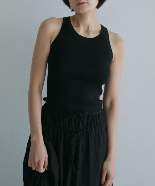 anuke（アンヌーク）の「Border Knit Tanktop（タンクトップ