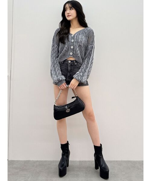 GYDA（ジェイダ）の「透かしニット TOPS（ニット/セーター