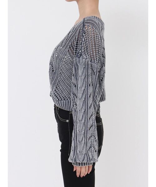 GYDA まとめ売り 2WAYメッシュブリーチニットトップス（ニット/セーター）｜GYDA
