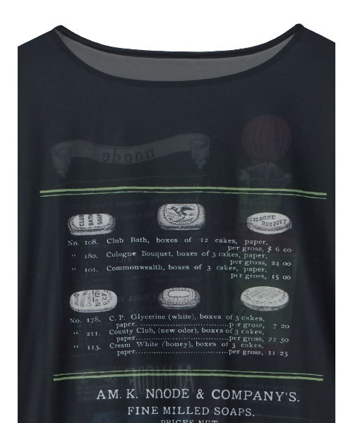 VINTAGE PERFUME SMELL SHEER TOP（Tシャツ/カットソー）｜Ameri