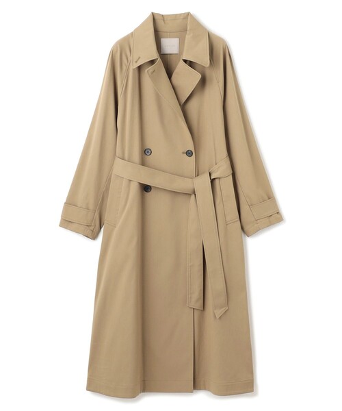 UNFILO(アンフィーロ)の「ロングトレンチコート(トレンチコート・レディース・黄土色系/ベージュ系・SMALL/MEDIUM/LARGE)」の9枚目の写真