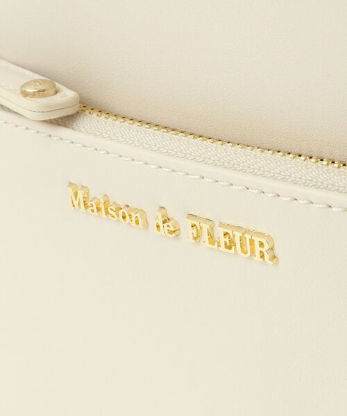 Maison de FLEUR（メゾンドフルール）の「リボンMリュック（バックパック/リュック・レディース・アイボリー/ブラック・FREE）」の18枚目の写真