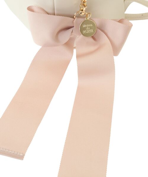 Maison de FLEUR（メゾンドフルール）の「リボンMリュック（バックパック/リュック・レディース・アイボリー/ブラック・FREE）」の19枚目の写真