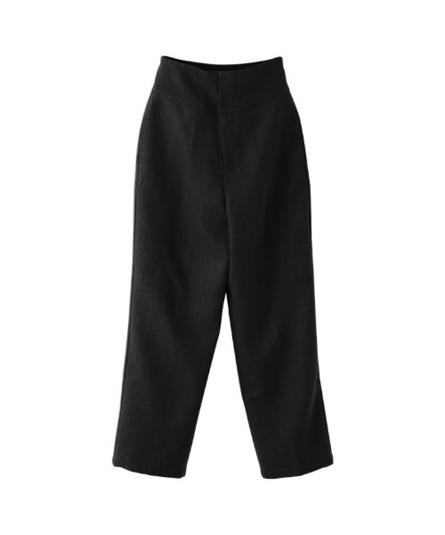 aquagarage（アクアガレージ）の「ツイード調ハイウエストテーパードパンツ（その他パンツ・レディース・ブラック/ベージュ/グレー/チャコール・M/LL/S/L）」の11枚目の写真