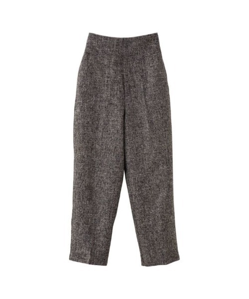 aquagarage（アクアガレージ）の「ツイード調ハイウエストテーパードパンツ（その他パンツ・レディース・ブラック/ベージュ/グレー/チャコール・M/LL/S/L）」の12枚目の写真
