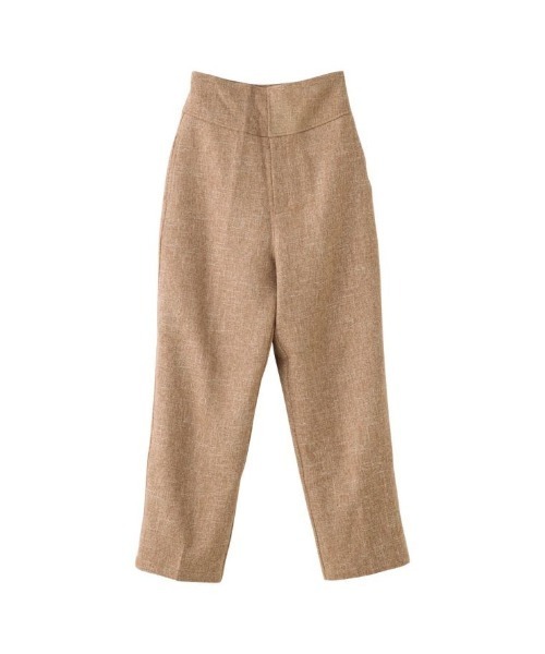 aquagarage（アクアガレージ）の「ツイード調ハイウエストテーパードパンツ（その他パンツ・レディース・ブラック/ベージュ/グレー/チャコール・M/LL/S/L）」の13枚目の写真