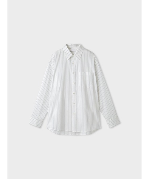 MIESROHE（ミースロエ）の「ベーシックダブルカフスシャツ（シャツ/ブラウス・レディース・ホワイト/ストライプ/チェック/ブルー・FREE）」の16枚目の写真