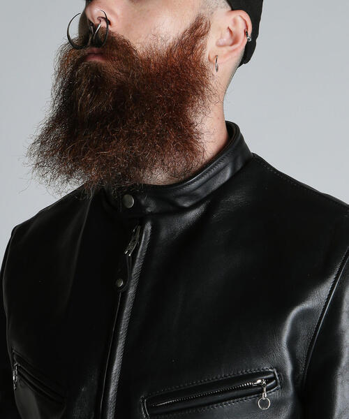 schott(ショット)の「Schott/ショット/641XX 60'S STAND RIDERS/シングル ライダースジャケット(ライダースジャケット・メンズ・ブラック・34/36/44/40/42/38)」の15枚目の写真