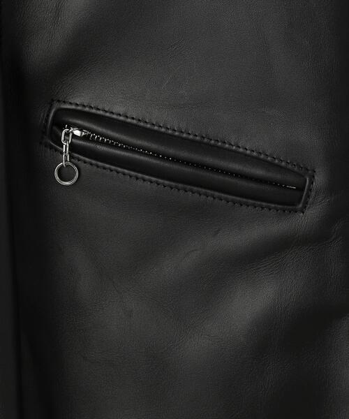 schott（ショット）の「Schott/ショット/641XX 60'S STAND RIDERS/シングル ライダースジャケット（ライダースジャケット・メンズ・ブラック・34/36/44/40/42/38）」の5枚目の写真