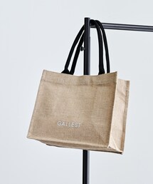 GALLEST | 【A4サイズ収納・マチたっぷり】ジュートトートバッグ/エコバッグ(トートバッグ)
