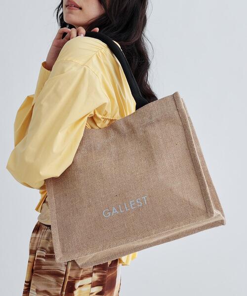GALLEST(ギャレスト)の「【A4サイズ収納・マチたっぷり】ジュートトートバッグ/エコバッグ(トートバッグ・レディース・ベージュ/ベージュ系4/ベージュ系2/ベージュ系1・00)」の17枚目の写真