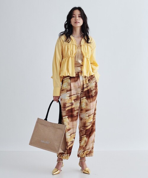 GALLEST(ギャレスト)の「【A4サイズ収納・マチたっぷり】ジュートトートバッグ/エコバッグ(トートバッグ・レディース・ベージュ/ベージュ系4/ベージュ系2/ベージュ系1・00)」の18枚目の写真